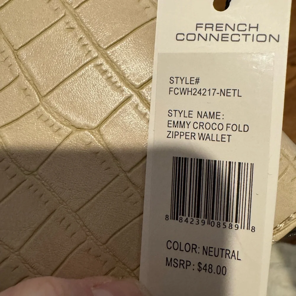 French Connection elegant croc